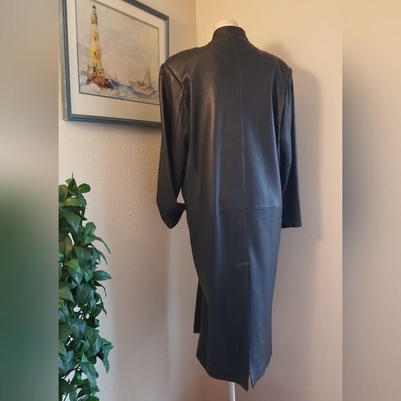VTG HILLARY PAIGE Women's Leather Coat - Picture 5 of 8